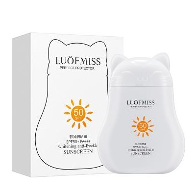 LUOFMISS Крем солнцезащитный для лица и тела,  осветляющий , SPF 50+, PA+++, 30мл