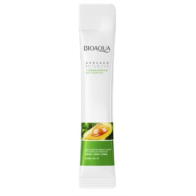 BIOAQUA Soft and Fragrant Light Watery Silky Smooth маска для волос с экстрактом авокадо, 10 мл.