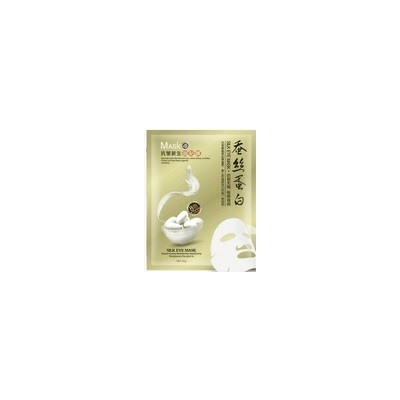 One Spring Анти возрастная маска-салфетка для лица с протеинами шелка (золотистая), 40 г