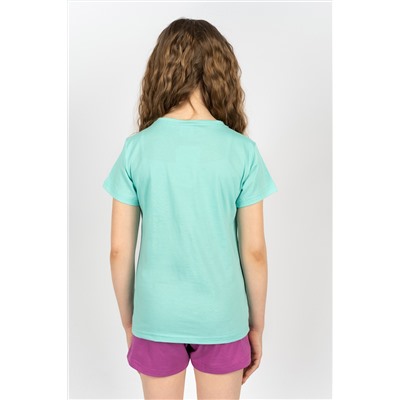 Комплект для девочки 41106 (футболка+ шорты)