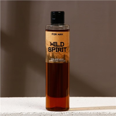 Гель для душа «Wild spirit», 250 мл, аромат древесный пряный, HARD LINE