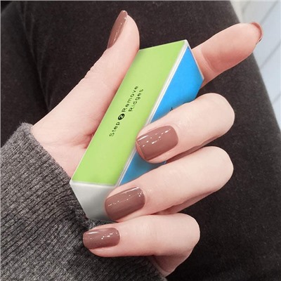 Баф для полировки ногтей, четырёхсторонний, 9 × 3,5 × 2,5 см, цвет МИКС