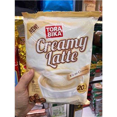 Koffee TORA BIKA Creamy Latte в упаковке 20 шт