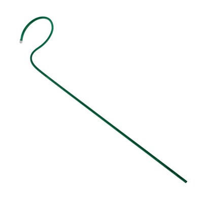 Кустодержатель для цветов, d = 20 см, h = 90 см, ножка d = 1 см, металл, зелёный