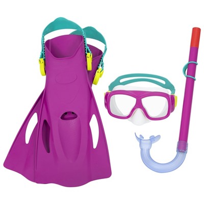 Набор для плавания SureSwim: маска, ласты, трубка, 7-14 лет, цвет МИКС, 25019 Bestway