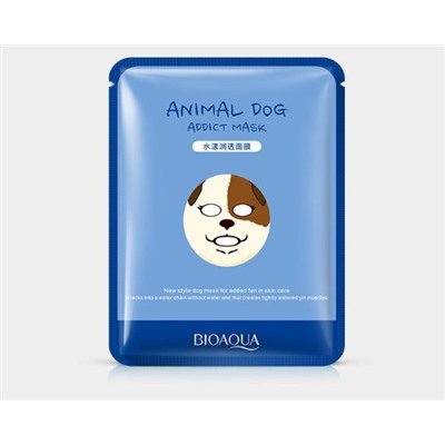 BIOAQUA ANIMAL DOG Аква маска-салфетка для лица, 30 г