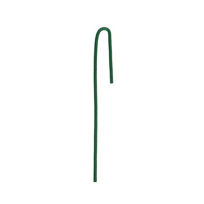 Колышек универсальный, h = 20 см, ножка d = 0.3 см, набор 10 шт., зелёный, Greengo