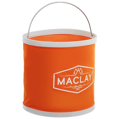 Ведро туристическое Maclay, складное, 9 л, цвет МИКС