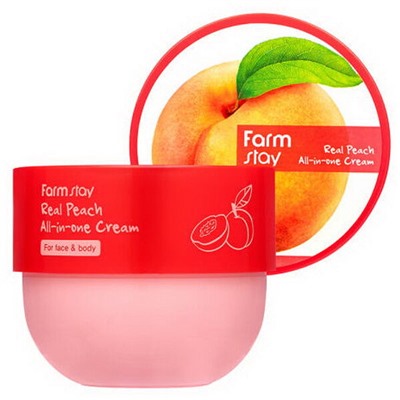 Farm Stay Крем для лица и тела с экстрактом персика FarmStay Real Peach All-in-…