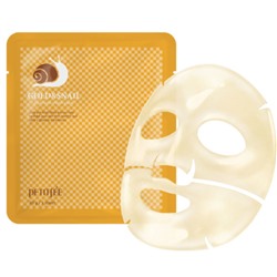 Гидрогелевая маска для лица с муцином улитки Petitfee Gold & Snail Hydrogel Mask Pack, 1шт* 30г