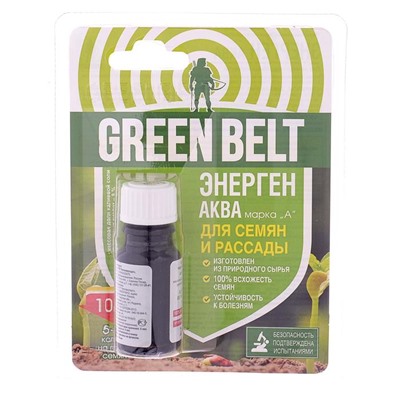 Средство для замачивания семян Green Belt, "Энерген Аква," флакон, 10 мл