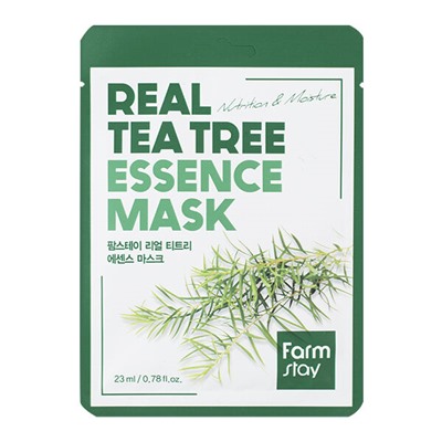 Farm Stay Тканевая маска с чайным деревом FarmStay Real Tea Tree Essence Mask…