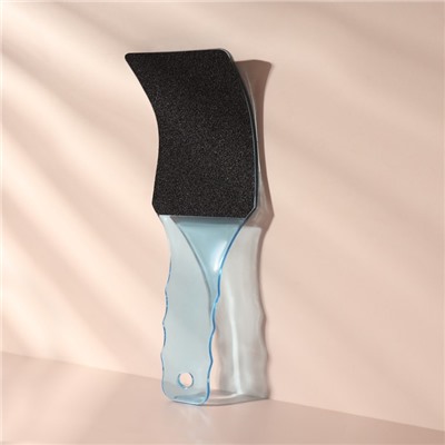 Тёрка для ног, эргономичная, наждачная, двусторонняя, 23 см, цвет МИКС
