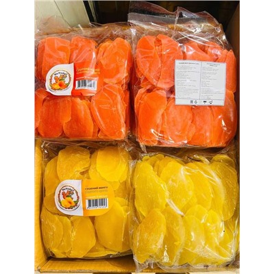 МАНГО Сушеный листья Оранжевый и жёлтый "Таиланд Упаковка 1кг
