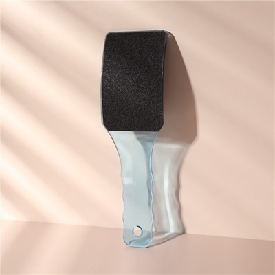 Тёрка для ног, эргономичная, наждачная, двусторонняя, 23 см, цвет МИКС