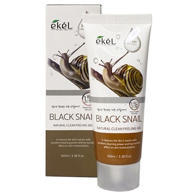 Ekel cosmetics Пилинг-скатка с экстрактом слизи черной улитки Ekel Black Snail Natur…