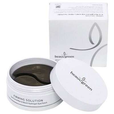 Гидрогелевые патчи с морским огурцом BeauuGreen Sea Cucumber&Black Hydrogel Eye Patch, 60шт